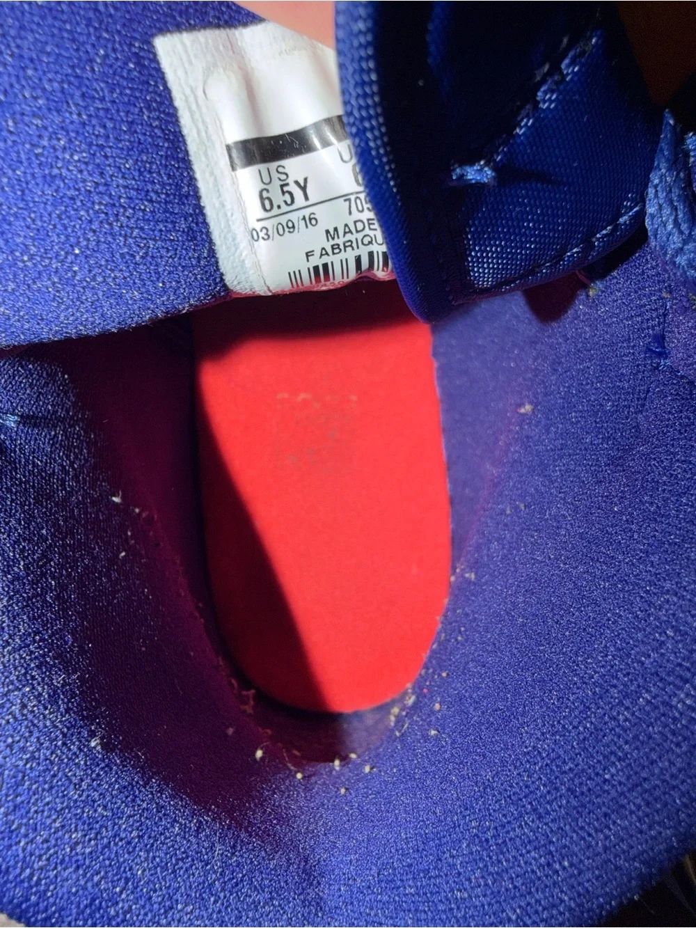 Nike Air Jordan High Top Sneakers - Blue/White with Red Jumpman